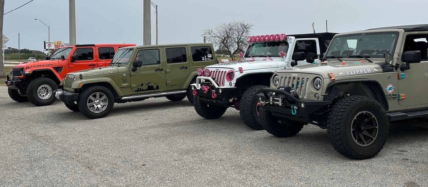 4x4 crossing a creek